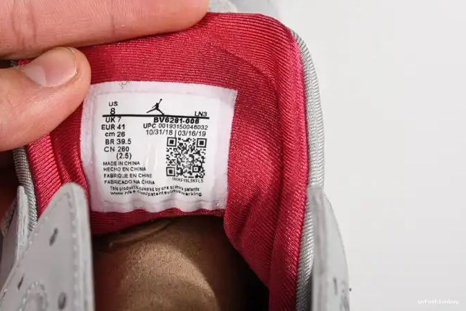 Reflective BV6281-006 Air Cardinal 7 Jordan 0506